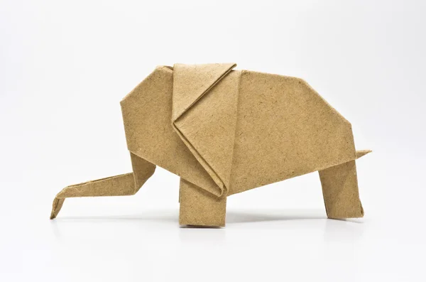 Éléphant origami — Photo