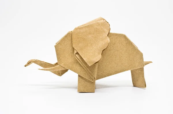 Origami olifant — Stockfoto