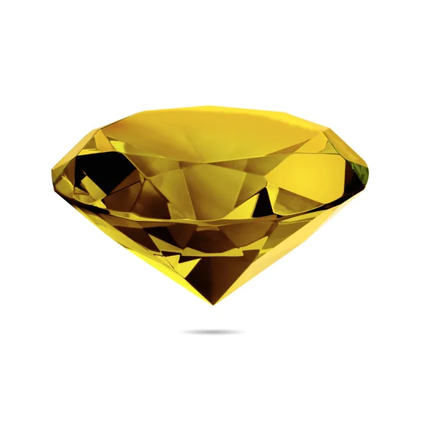 Yellow diamond — Stock Photo, Image