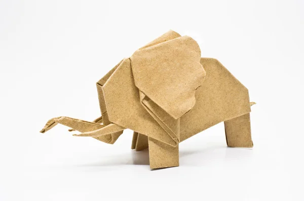 Оригами-слон — стоковое фото