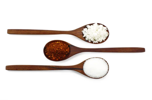 Cayenne pepper and sugar — Stock Photo, Image