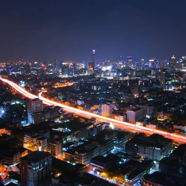 Bangkok notte viwe — Foto Stock