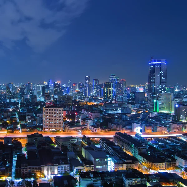 Bangkok nacht viwe — Stockfoto