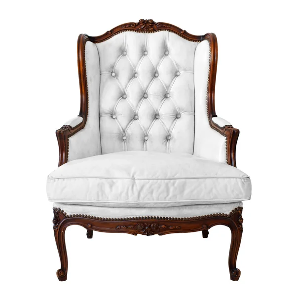 Sillón blanco — Foto de Stock