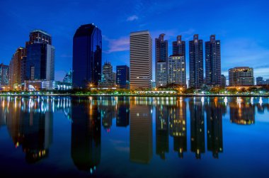 Bangkok gece görünümü