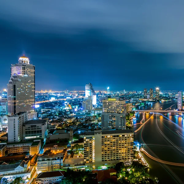 Bangkok vista nocturna —  Fotos de Stock