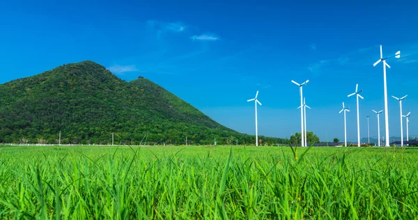 Energie windturbines. — Stockfoto