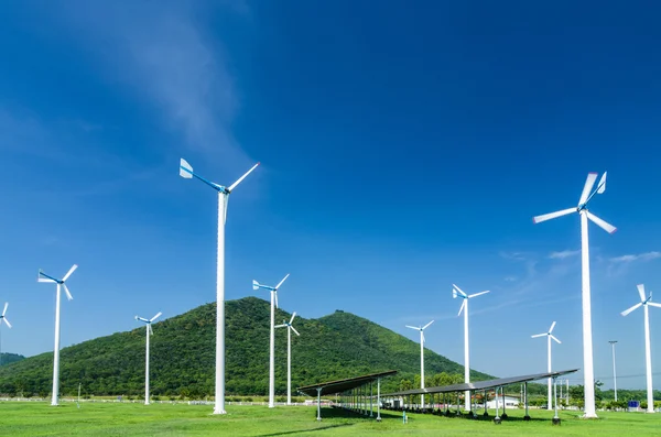 Vindkraftverk energi. — Stockfoto