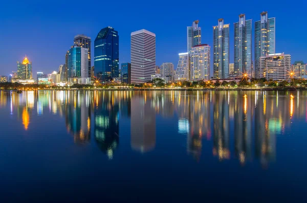 Bangkok vista nocturna — Foto de Stock