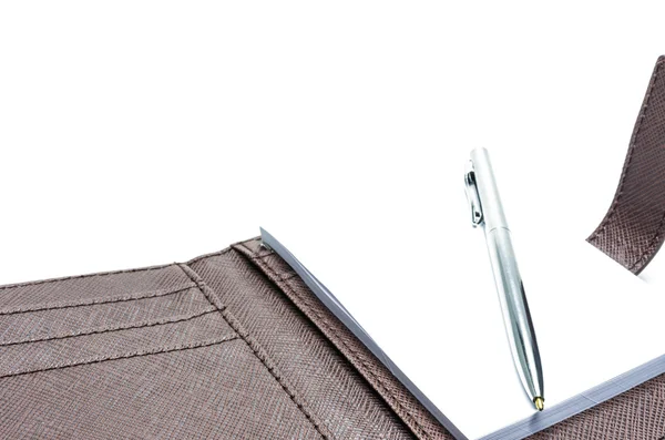 Notebook and Pen. — Stock Photo, Image