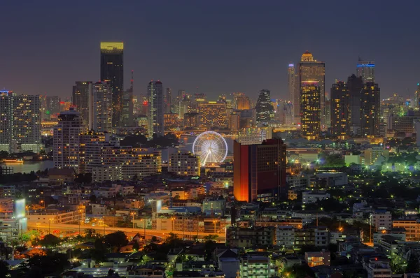 Bangkok vista noturna — Fotografia de Stock