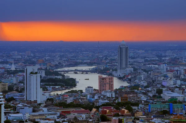 Näkymä Bangkokista — kuvapankkivalokuva