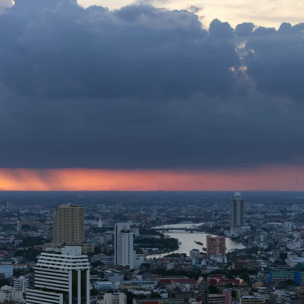 Вид Бангкока — стоковое фото