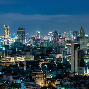 Bangkok gece görünümü