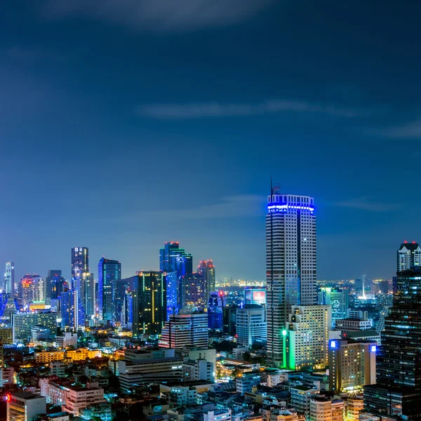 Bangkok noční pohled — Stock fotografie