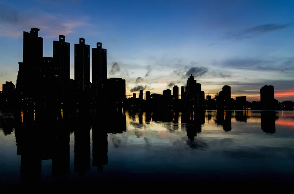 Bangkok Nachtsicht — Stockfoto