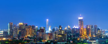 Bangkok gece görünümü