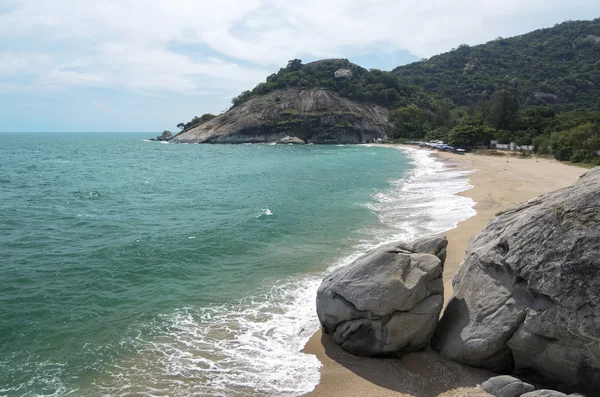 Ongerepte tropisch strand — Stockfoto