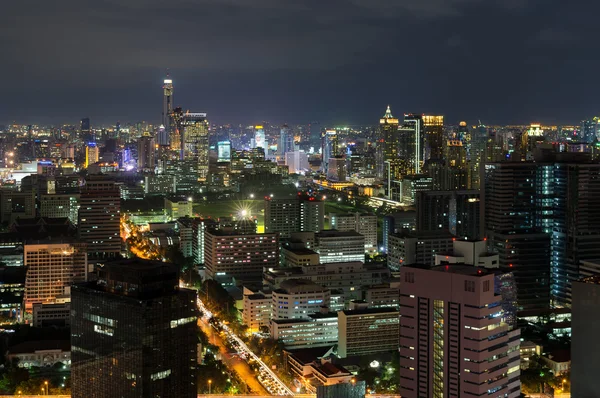 Bangkok gece görünümü — Stok fotoğraf