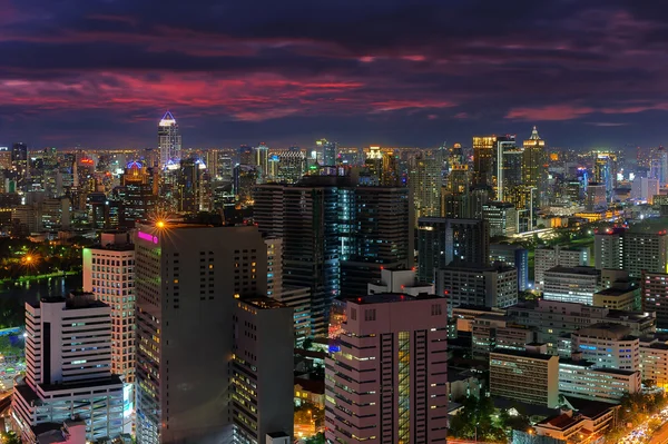 Panoráma města Bangkok. — Stock fotografie