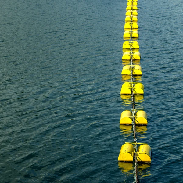 Yellow buoys — Stock Photo, Image