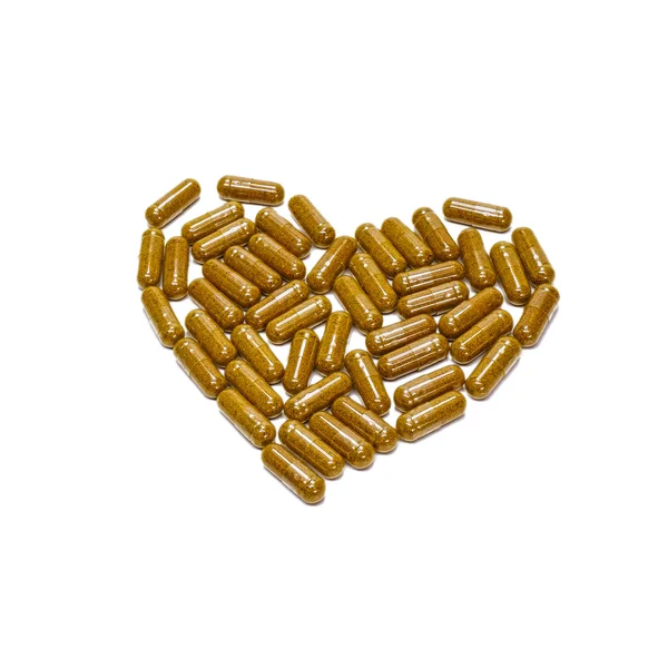 Herbal capsules — Stock Photo, Image