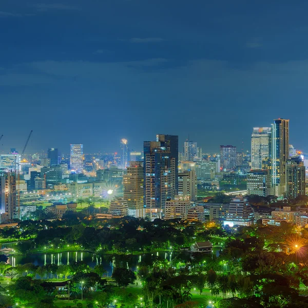 Bangkok vista noturna — Fotografia de Stock