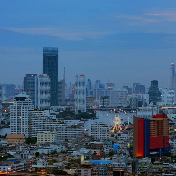 Bangkok vista nocturna — Foto de Stock