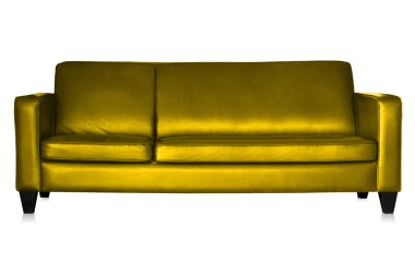 sarışın kanepe izole