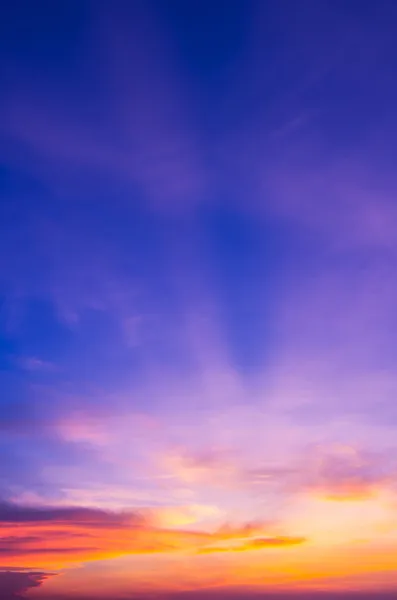 Cielo del atardecer — Foto de Stock