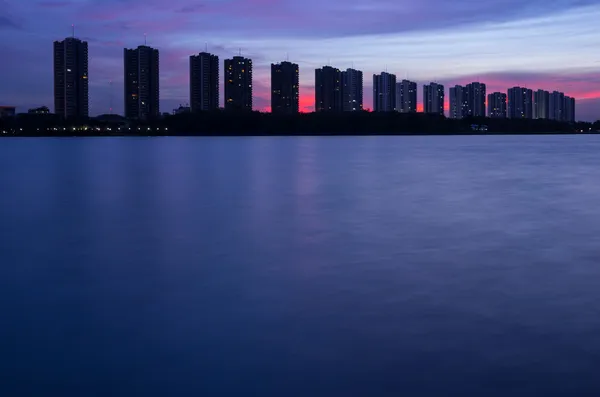 Cityscape σύγχρονου κατοικημένου — Φωτογραφία Αρχείου