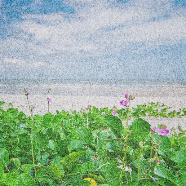 Papel con patrón de playa —  Fotos de Stock