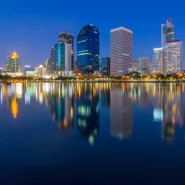 Bangkok gece görünümü