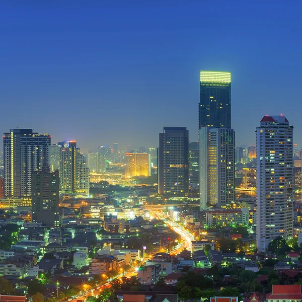 Bangkok éjszakai nézet — Stock Fotó