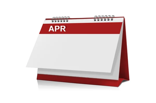 Calendario de abril — Foto de Stock