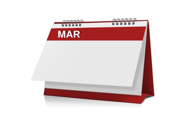 Calendarul martie — Fotografie, imagine de stoc