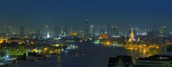 Panorama pohled Bangkok — Stock fotografie