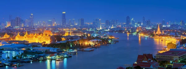Widok na panoramę Bangkoku — Zdjęcie stockowe