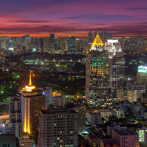 Ночной вид Бангкока — стоковое фото