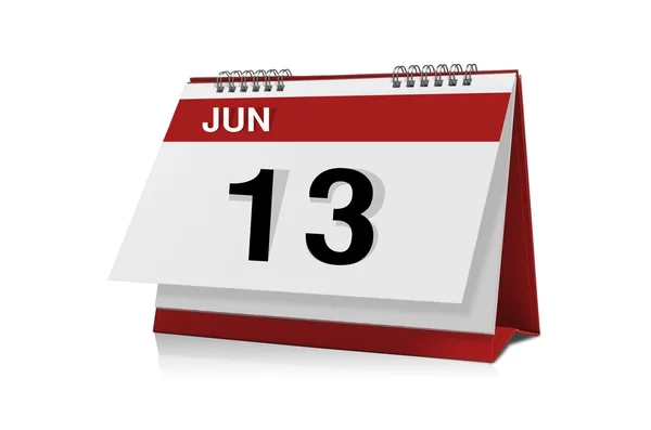 June calendar — Stock Photo, Image