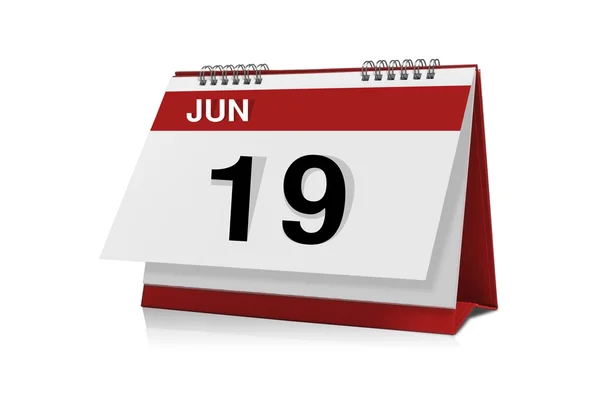 June calendar — Stock Photo, Image