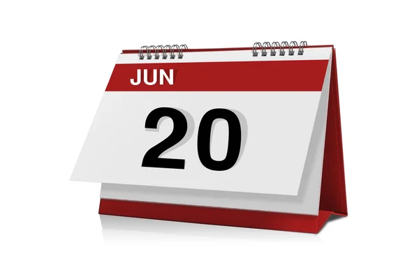 June calendar — Stock Photo, Image