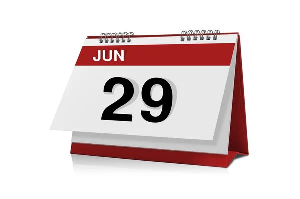Calendário junho — Fotografia de Stock