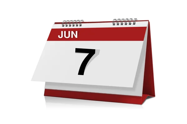 Calendario de junio —  Fotos de Stock