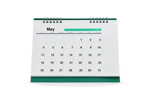 5 月のカレンダーします。 — ストック写真