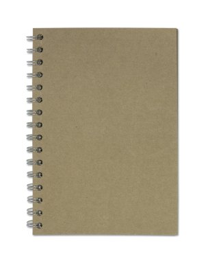 geri dönüşüm kağıt defter izole 