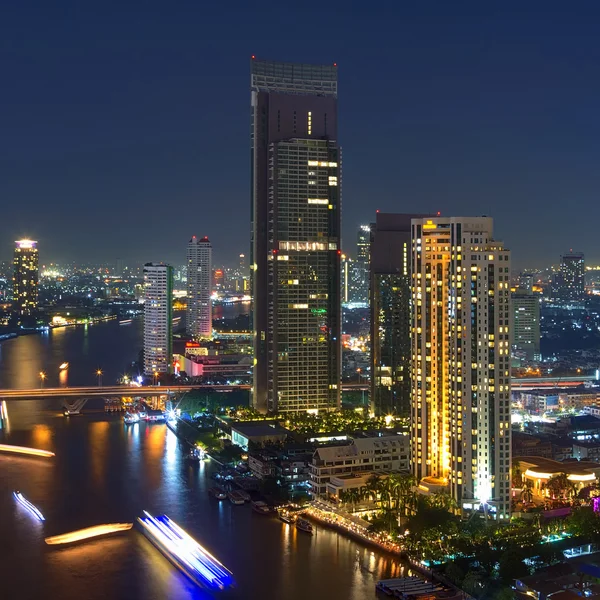 Bangkok vedere de noapte — Fotografie, imagine de stoc