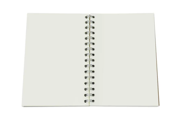Cuaderno aislado — Foto de Stock