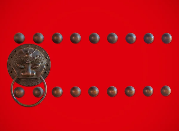 Lion head door handles — Stock Photo, Image