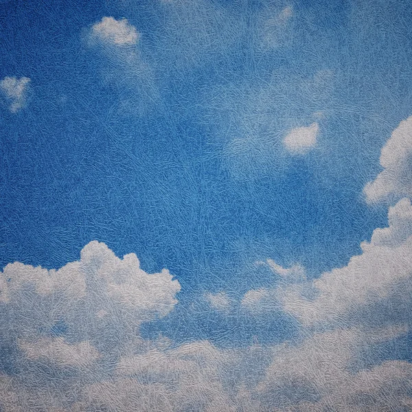 Papier met wolkenpatroon — Stockfoto